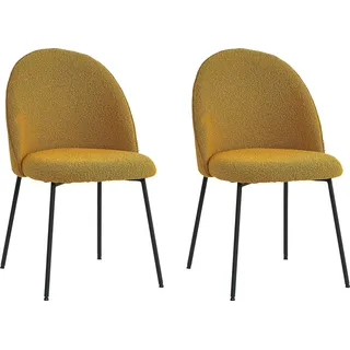 SIT Möbel Polsterstuhl gelb 2er Set