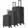 Bali Koffer-Set 3-tlg. schwarz/abs