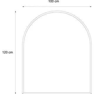 Valo Glasbodenplatte Rundbogen
