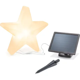 esotec Solarleuchte Leuchtstern  40 cm Dekoleuchte außen wetterfest 102122 - Weiß