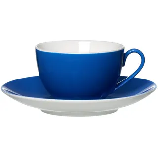 Ritzenhoff & Breker Kaffeetasse mit Untertasse 0,2 l Blau 2 St.