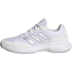 Bild Damen Gamecourt 2.0 Tennis Shoes Sneaker, FTWR White/Silver met./FTWR White, 37 1/3