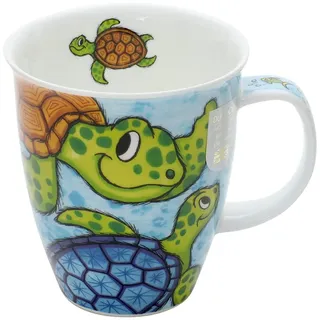 NE-TURT-XX Tasse mit Schildkrötenmotiv, Knochenporzellan, Cairngorm-Form, 0,48 l