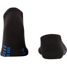 Bild Unisex Cool Kick Sneaker U SN weich atmungsaktiv schnelltrocknend kurz einfarbig 1 Paar, Schwarz (Black 3000), 44-45