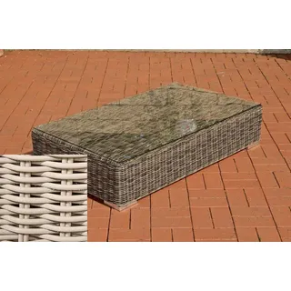 Lounge-Tisch Ariano 100 x 50 (Farbe: perlweiß) - Weiß