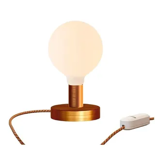 Creative Cables Posaluce Globo Dimmer Tischlampe - Satin Copper - One Size