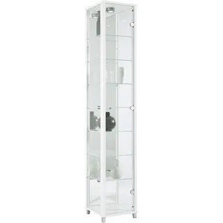 fif Möbel Vitrine OPTIMA 1x Glastür 0 x 0 x 0 cm Weiß