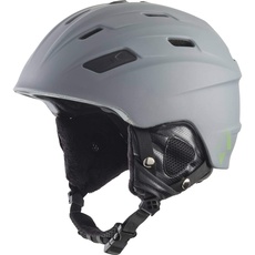 Bild TECNOPRO Herren Pulse Pro Active HS-988 Ski-helme, Grey Dark/Green Lime, S