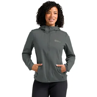 Jack Wolfskin Damen Windhain Hoody W Softshelljacke, Slate Green, S EU