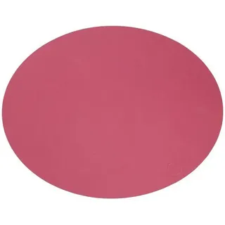 Tischset Platzset Oval L (35x46cm) Nupo Leder 2er Set LindDNA - rot - 1