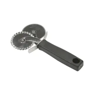 Schneider Teig- und Pizzaschneider doppelt glatt und gewellt Ø 55 mm