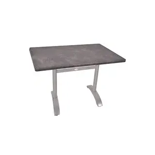 Garden Pleasure PAMIR Bistrotisch rechteckig Spanplatte dunkelgrau 110,0 x 70,0 x 74,0 cm, 1 St.