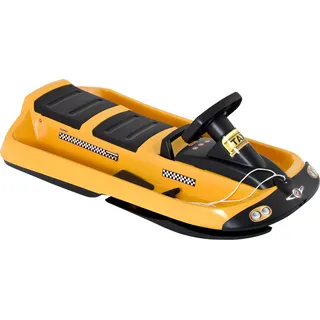 Hamax Schlitten - Sno Taxi, Lenkschlitten für Kinder, zwei Personen, schwarz/gelb - Gelb