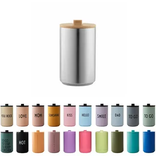 Design Letters Thermobecher | Thermobecher kaffee to go | Kaffeebecher To Go aus Edelstahl doppelwandig isoliert, auslaufsicher | Geschenke für frauen, Männer | Travel mug | 350 ml