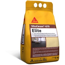 SIKA 644060 SikaCeram-670 Elite Fliesenmörtel, Schwarz