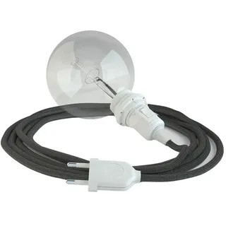 Creative Cables Rm26 5 M Hängeleuchte Für Lampenschirm - Dark Gray / White - One Size