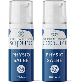 SAPURA Sapura® Physio Kühlgel/Sportsalbe mit Menthol - Aloe Vera 2x50 ml