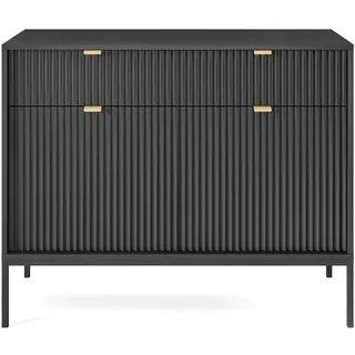 Selsey Vellore 104 x 83 x 39 cm Schwarz