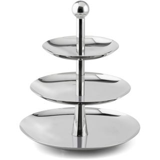 Weis Etagere, Edelstahl, Silber, 27 Centimeters cm