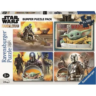 Star Wars Das Mandalorianer-Puzzle 4x100pzs
