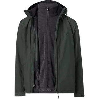 Mc Kinley McKINLEY Tessi 3:1 II Herren Doppel-Jacke, Green Dark/Black Nig, 3XL