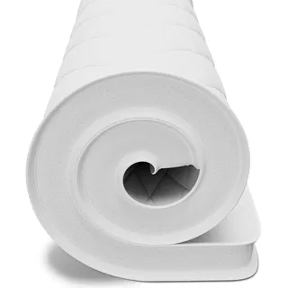 eloneo Komfortschaum Matratzen Topper 100 x 190 cm weiß