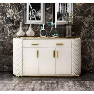 Sideboard Kommode Schrank Kommoden Designer Luxus Schränke Holz Modern - Weiß