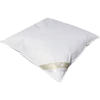 Betten Hofmann Canada Flachkissen 80x80 flaches Kinderkissen 450 g 30% Daunen - weiß - 80 cm x 80 cm