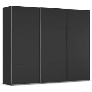 Rauch Schwebetürenschrank RAUCH "Kleiderschrank Schrank Garderobe Schlafzimmerschrank CONTIDO", schwarz, B:271cm H:223cm T:68cm, Holzwerkstoff, Schränke, Schwebetürenschrank, aus hochwertigem Material in 6 Breiten 2 Griff-Farben MADE IN GERMANY