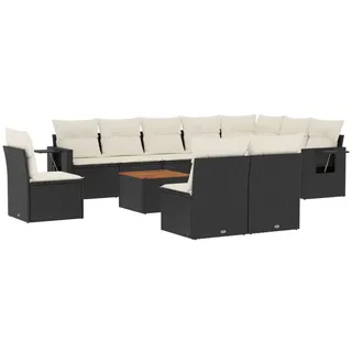 VidaXL 3224614, Cremefarben, Rattan, Stahl, Akazienholz, 110 kg, Erwachsene & Kinder, 550 mm, 550 mm - Creme