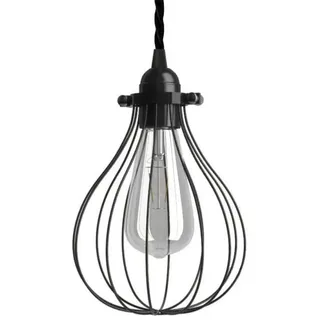 Creative Cables Textile Drop 1.2 M Hängelampe - Black - One Size