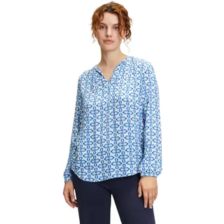 Cartoon Damen 8207/7132 Bluse, Blue/Cream, 42