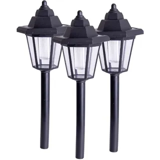 Solarleuchte Garten 3er Set Laterne Solarlampe Außen Außenleuchte Solar