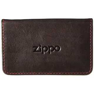 Zippo Visitenkartenetui - Leder - Mokka - Stilvoller Visitenkartenhalter
