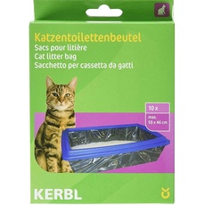 Kerbl 84215 Beutel für Katzentoiletten XL 59 x 46 cm, 10er-Pack