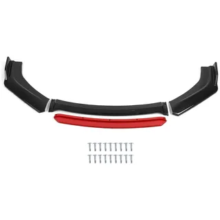 Akozon Front Bumper Lip Body Kit Spoiler Auto Universal Frontstoßstange Spoiler Luftdurchfluss Luftzufuhr Spoilerlippe Kantenschutz Kotflügel Frontstoßstange Lippe Dämpfung Stoßdämpfer