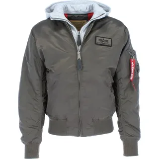 Alpha Industries MA-1 D-Tec grau S