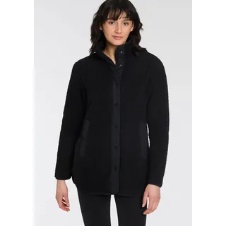 CMP Plüschjacke »D Teddyjacke«, schwarz