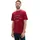 TOM TAILOR Herren T-Shirt Logo-Print aus Baumwolle Deep Red L