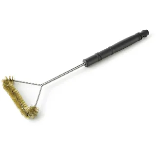 Barbecook Reinigungsbürste mit Langer Spirale schwarz zum Reinigen des Grillrosts, Kunststoffgriff