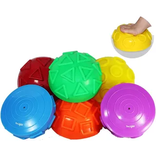 Yes4All ZS2H 3 Shapes Hedgehog Balance Pods and Balance Disc, felsige und geometrische Stabilität