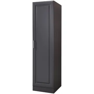 kochstation Seitenschrank KOCHSTATION "KS-Stockholm" 50 x 60 x 200 cm Grau