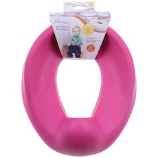 Dreambaby F676 Kinder-Toilettensitz Kindertoilette WC-Sitz für Kinder Klositz, extraweich, rosa
