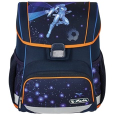 Herlitz Backpack Loop, 37 x 31 x 22 cm, 1 Fach, Galaxy Game, mehrfarbig, 37 x 31 x 22 cm, Designer