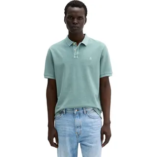 Poloshirt MARC O'POLO, Herren, Gr. XXL, grün (midnight moss), Piqué, Obermaterial: 100% Baumwolle, Shirts Poloshirt, aus Pique