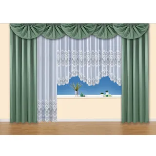 WECKBRODT Nicoletta Kräuselband 100 x 40 cm Grün 1 Stk.