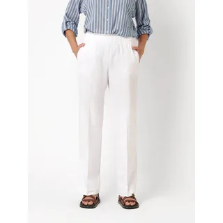 Schlupfhose TONI "Sue Wide Chino", Damen, Gr. 44, N-Gr, weiß, Web, Obermaterial: 87% Baumwolle, 10% Polyamid, 3% Elasthan, lang, Hosen Schlupfhose, mit bequemem Dehnbund - auch in Kurzgröße erhältlich