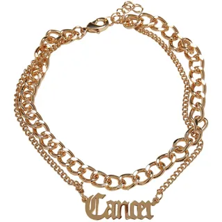 Urban Classics Unisex Fußkettchen Zodiac Golden Anklet, Farbe cancer, Größe S/M