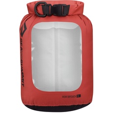 SEA TO SUMMIT View 70D Dry Sack-2 Liter Mountaineering, Mountaineering and Trekking, Adult Unisex, Red (Net), One Size