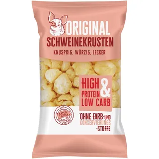 Pico Food Schweinekrusten 100 g | High Protein | Low Carb | Knusprig würziger Snack | Frei von Farb- und Konservierungsstoffen | 1 x 100 g